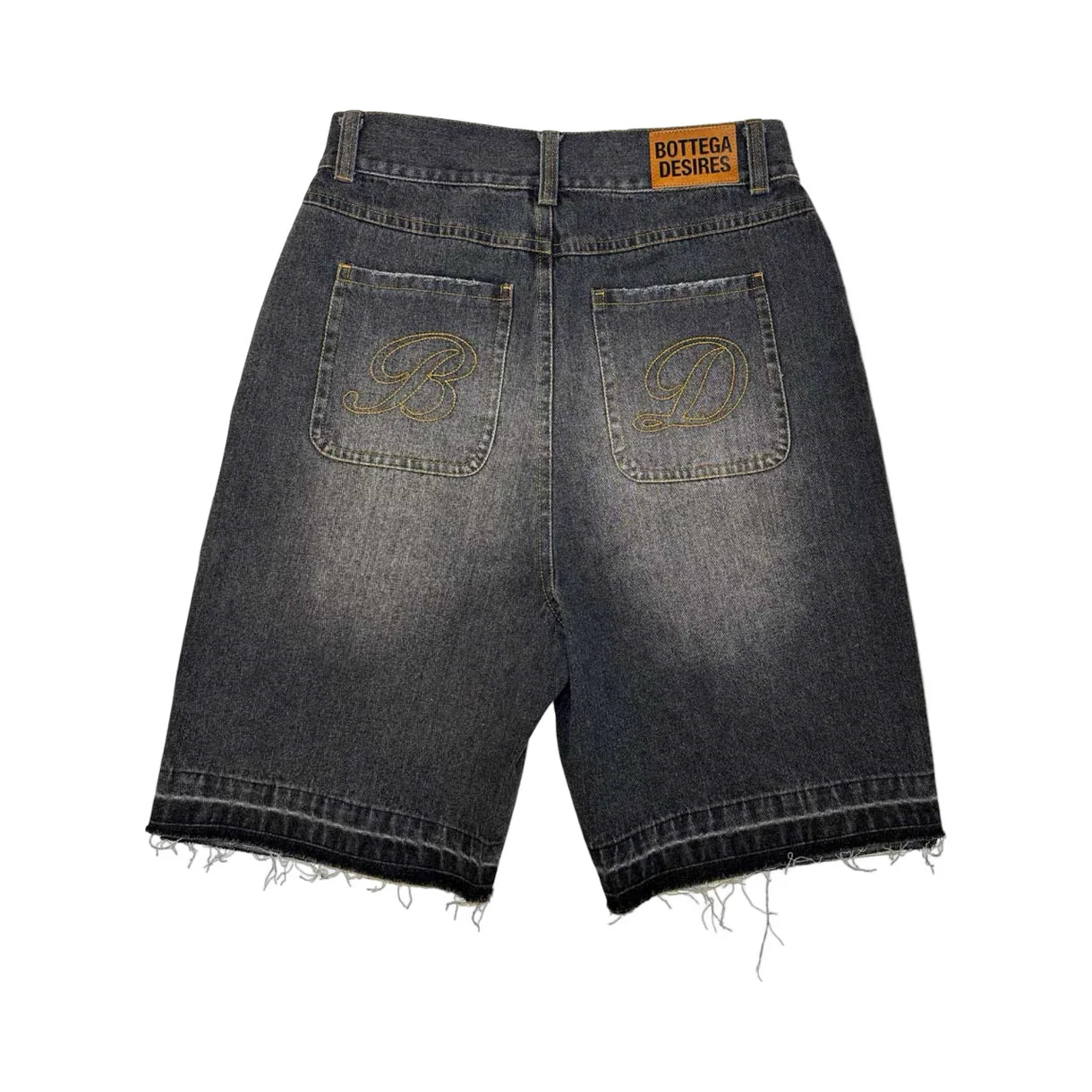 BOTTEGA DESIRES DENIM SHORTS (BLACK)
