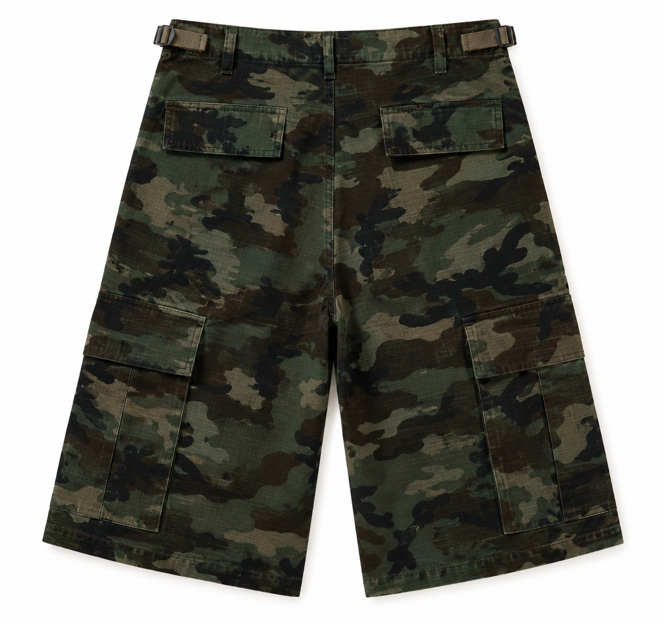 Bottega Desires Men’s Camo Cargo Shorts