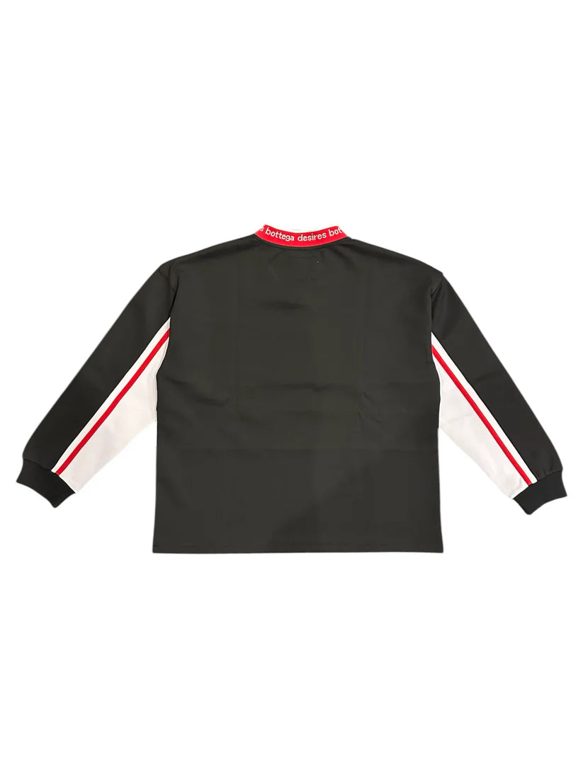 BOTTEGA DESIRES Hockey Long Sleeve Jersey – Black