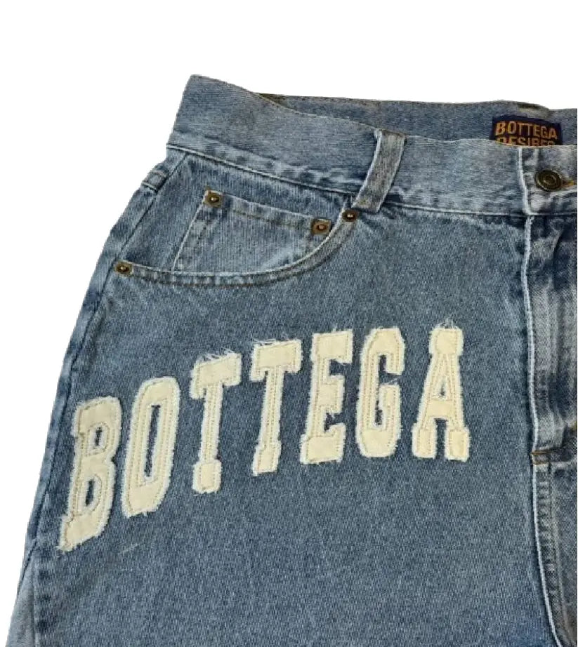 BOTTEGA DESIRES DENIM SHORTS (BLUE)
