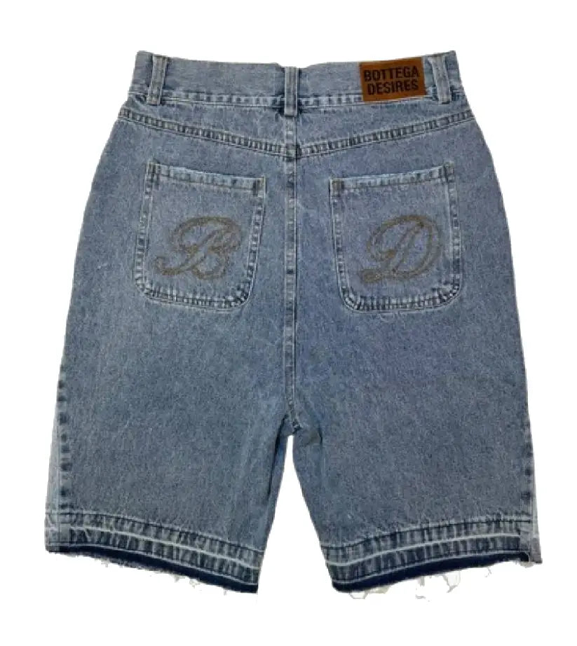 BOTTEGA DESIRES DENIM SHORTS (BLUE)
