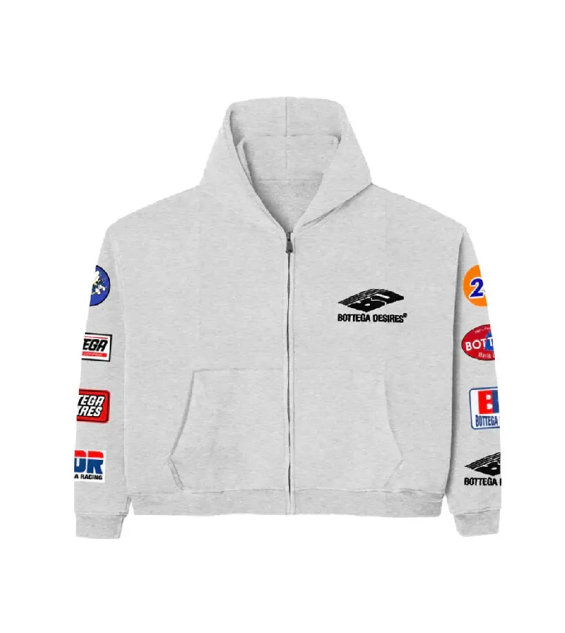 BOTTEGA DESIRES PATCHES JACKET (GRAY)