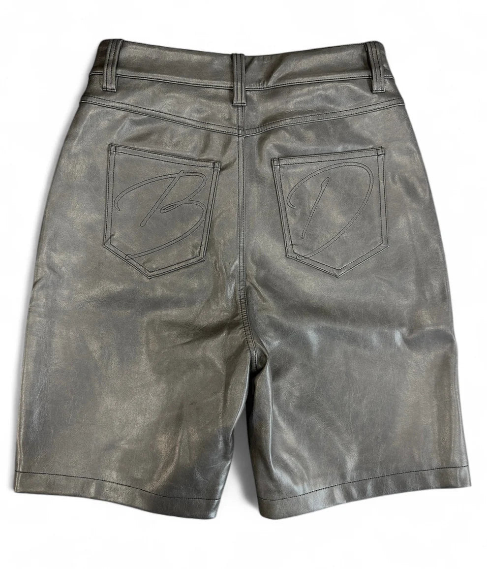 Bottega Desires LEATHER SHORTS