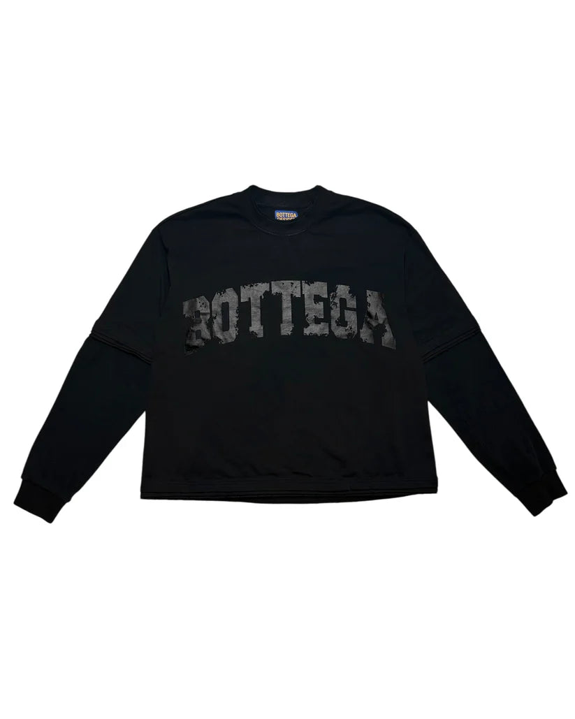 BOTTEGE DESIRES WAR LONG SLEEVE T-SHIRT (BLACK)