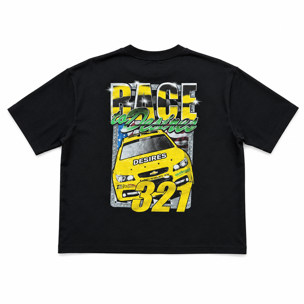 BOTTEGA DESIRES RACE T-SHIRT (BLACK)
