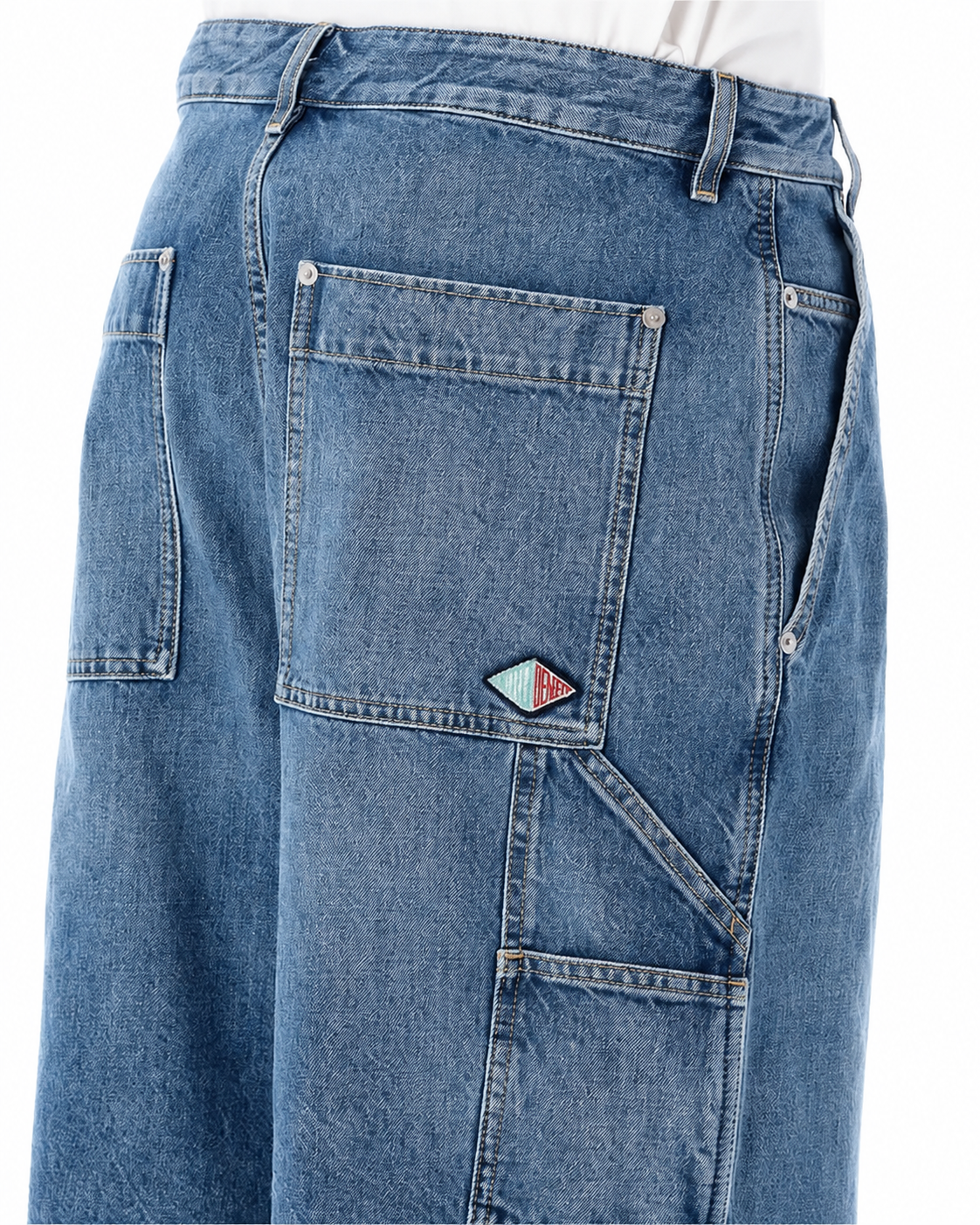 Bottega Desires Multi Pocket Camo Cargo Shorts