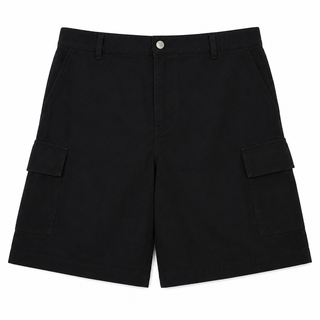 Bottega Desires Relaxed Fit Camo Cargo Shorts
