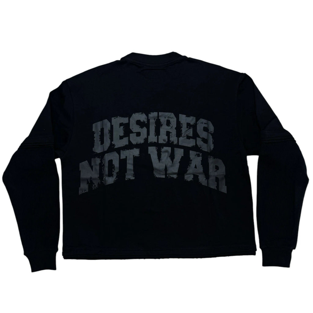 BOTTEGE DESIRES WAR LONG SLEEVE T-SHIRT (BLACK)