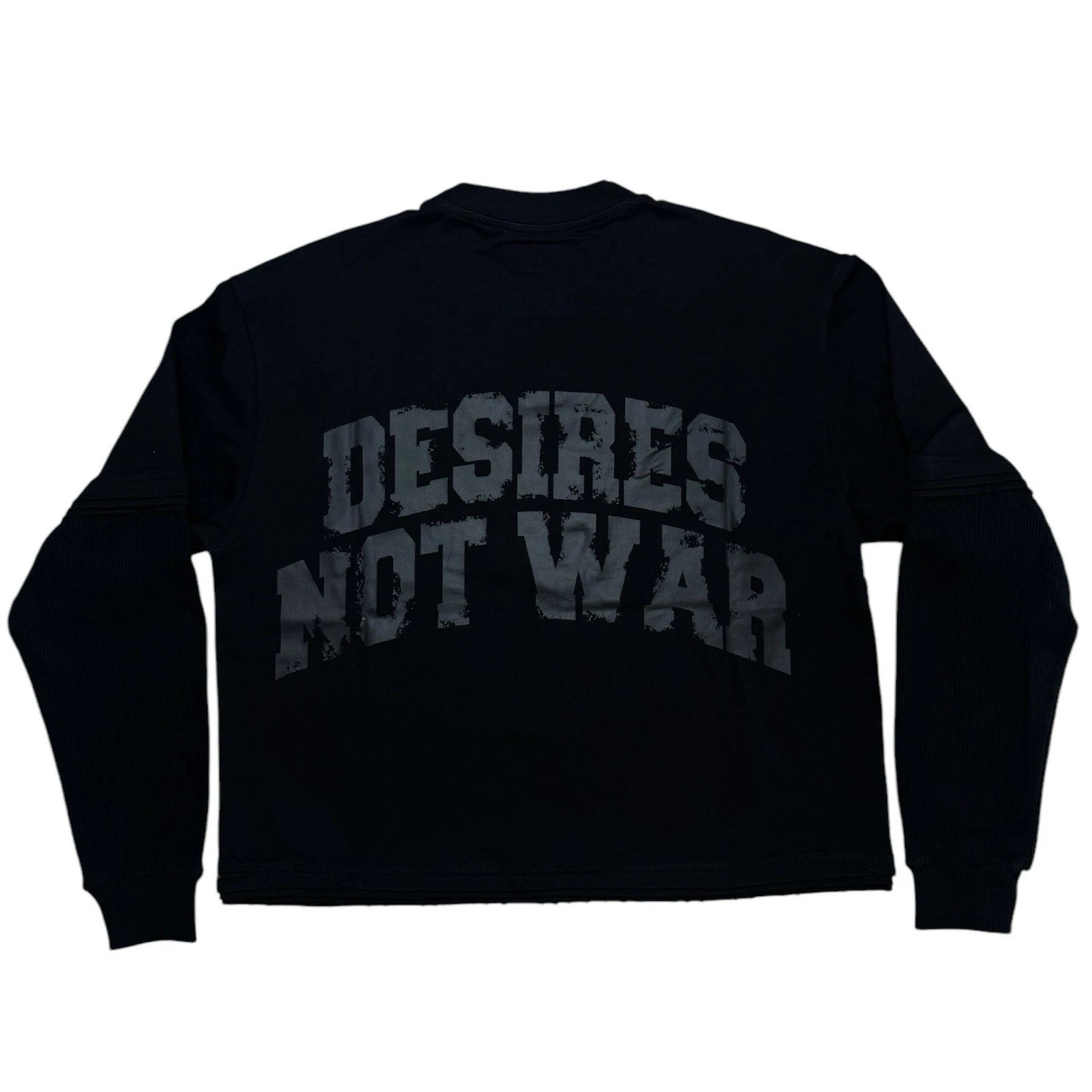 BOTTEGE DESIRES WAR LONG SLEEVE T-SHIRT (BLACK)