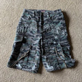 Bottega Desires Camouflage Cargo Shorts USA