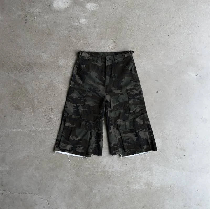 Bottega Desires Men’s Camo Cargo Shorts