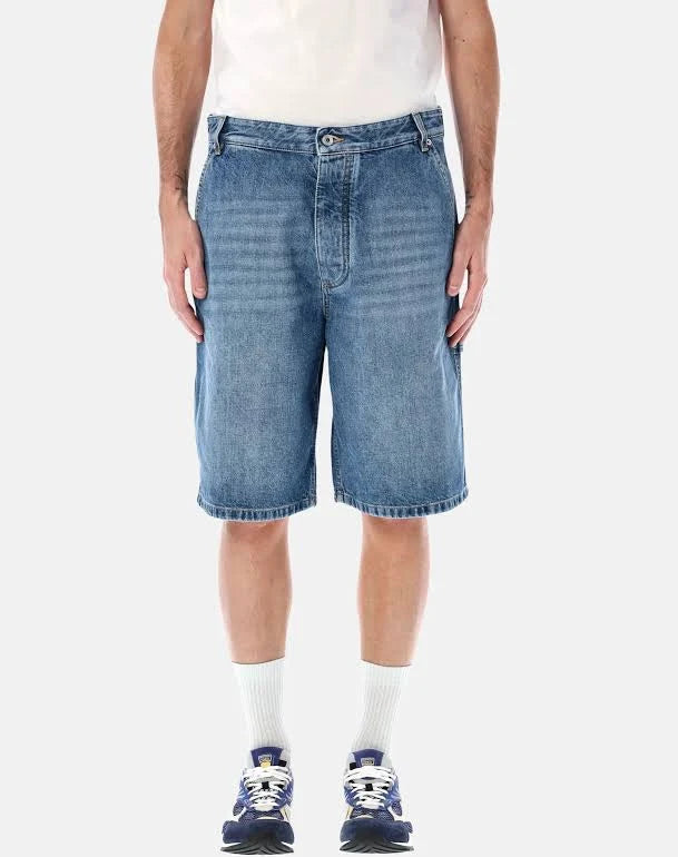 Bottega Desires Multi Pocket Camo Cargo Shorts